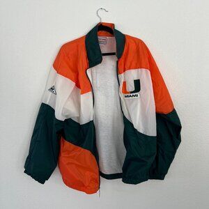 Vintage Apex Miami Hurricanes Windbreaker Jacket